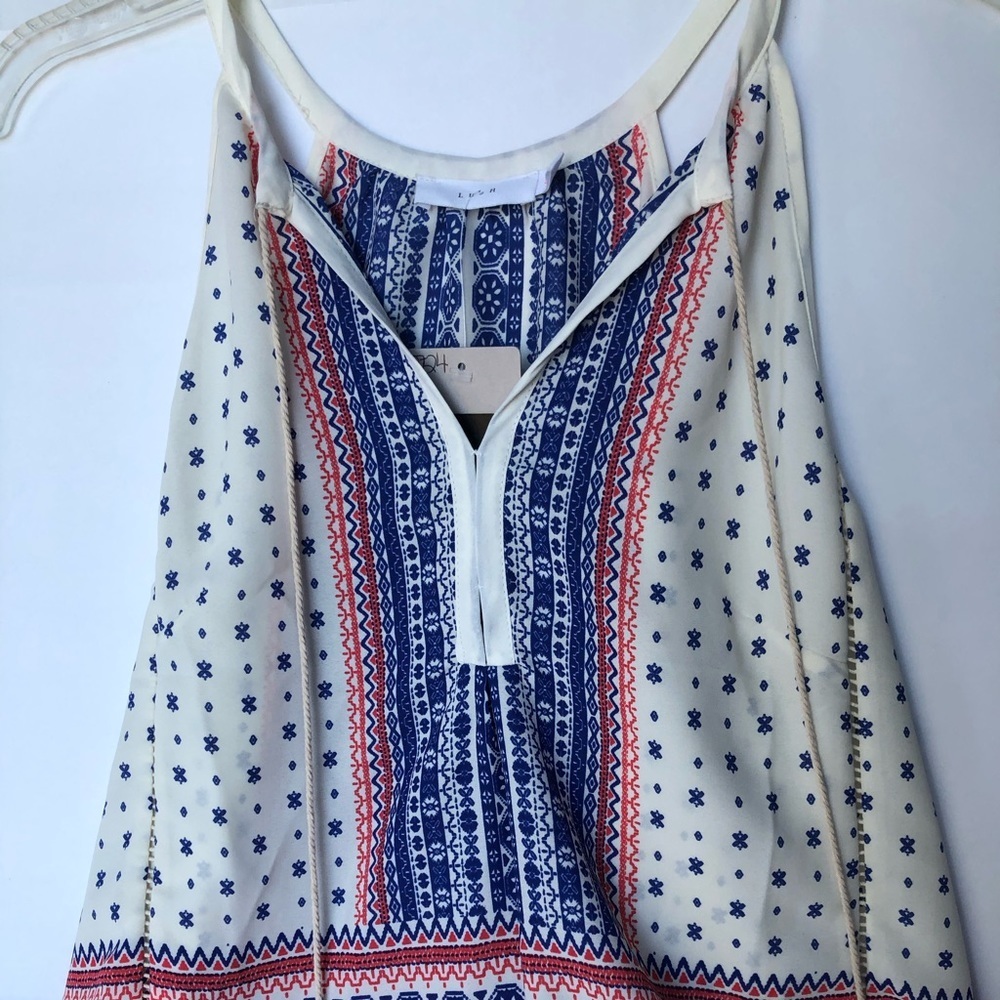 Lush spaghetti strap flowy tank *NWT* - Picture 6 of 7